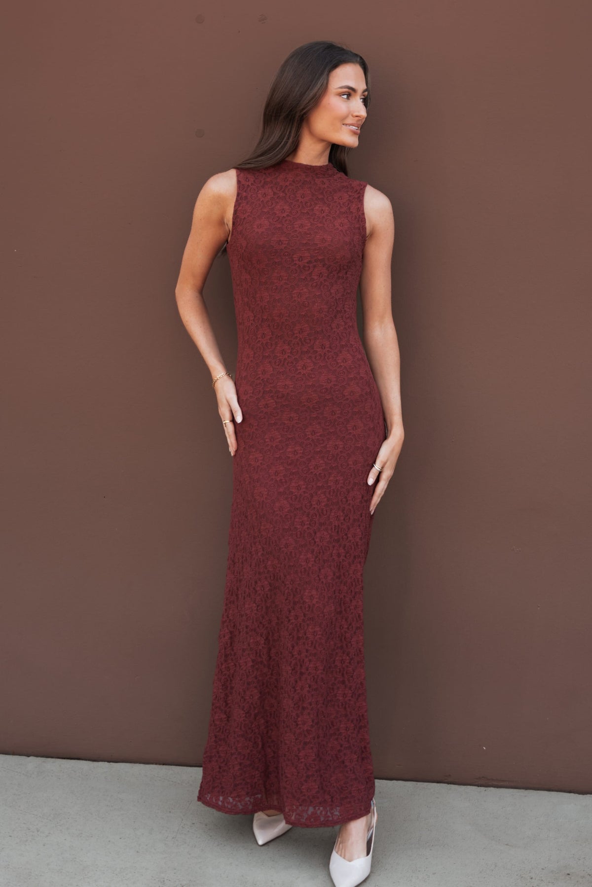 Atlas Maxi Dress - Cabernet