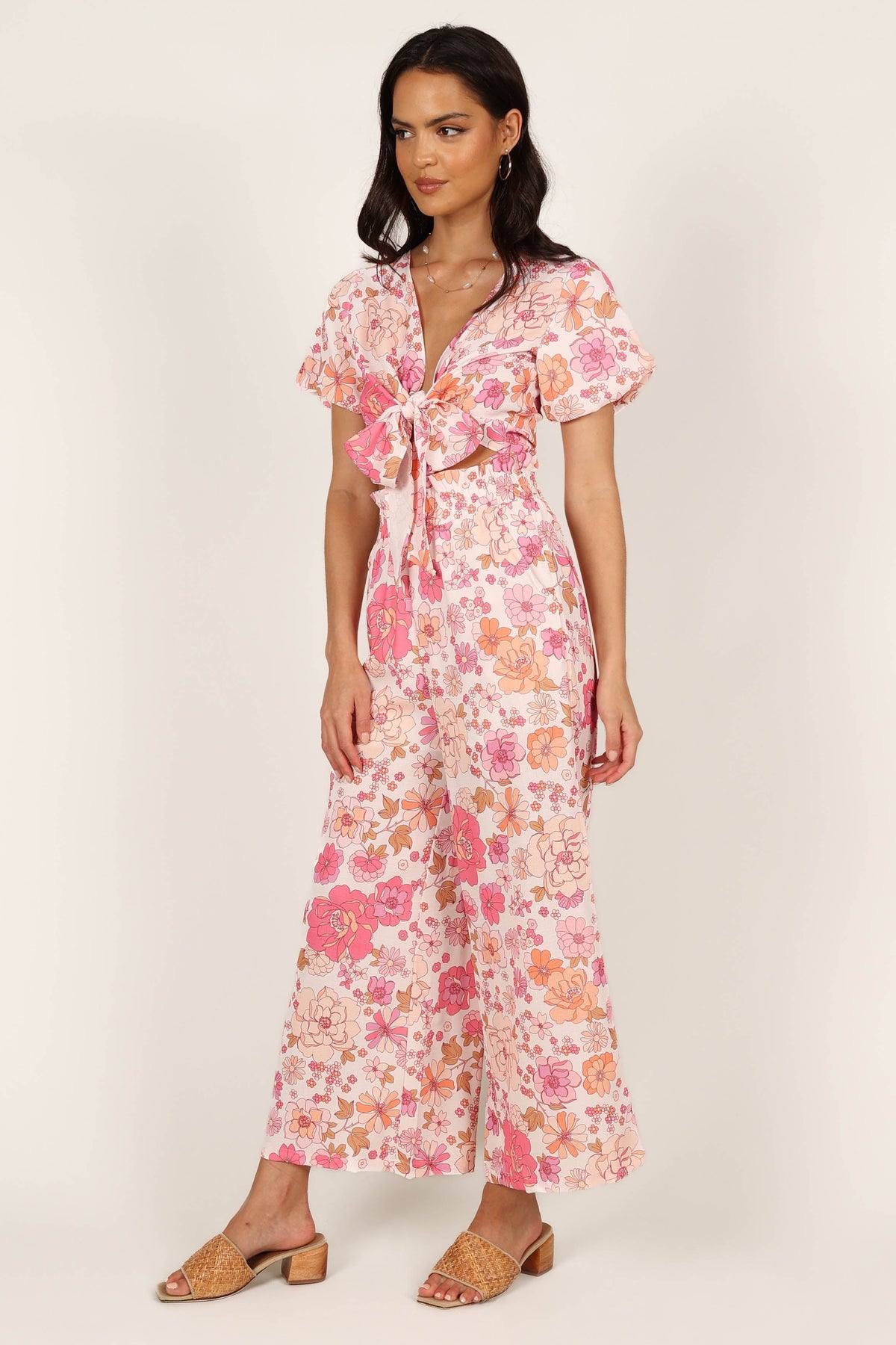 Matilda Top & Pant Set - Pink Floral